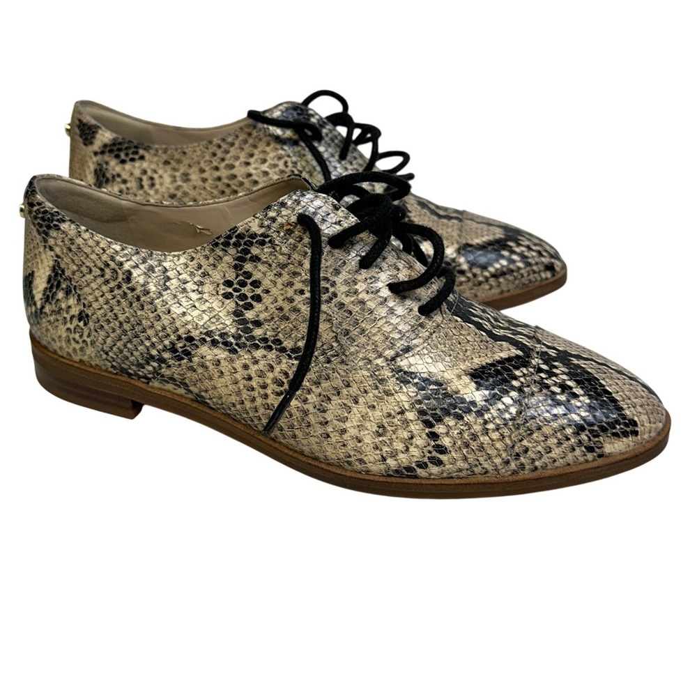 Cole Haan Snake Embossed Career Oxford Grand OS Comfort Women Size 6B